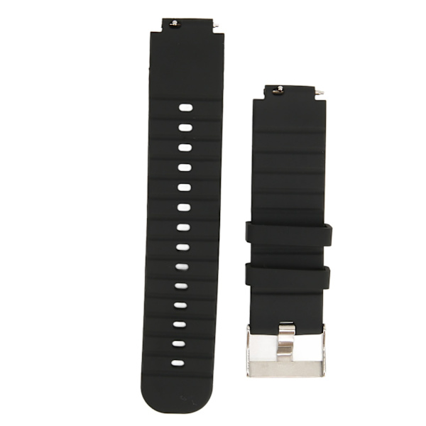 Silikonarmband för Amazfit Smartwatch Verge 2 A1807 Svart