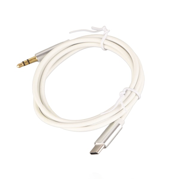 USB C till 3,5 mm ljud Aux-jackkabel Stabil typ C-adapter till 3,5 mm hörlurar stereokabel för bil Hem