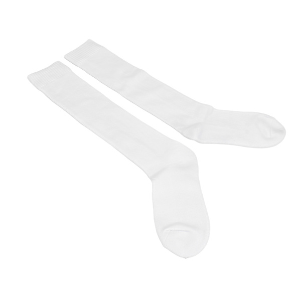 Fencingstrumpor Tjocka Bomulls Unisex Skyddande Fencingstrumpor för Florett Sabel och Florett Kvinnor Män Vit M