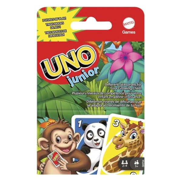 UNO Juniorkortspel med 45 kort uno