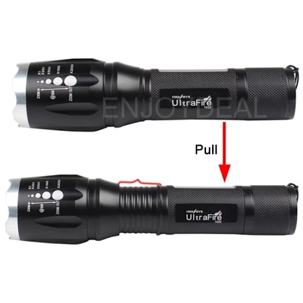 3000 lumen ficklampa UltraFire LED CREE XML T-6