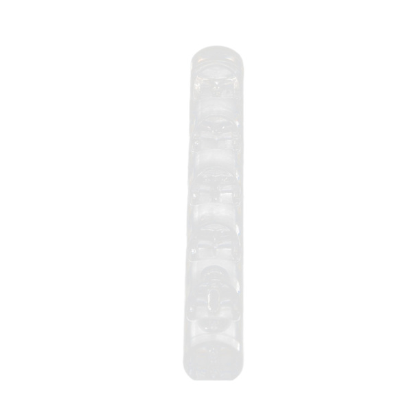 Sminkborsthållare Organizer Bärbar Akryl Transparent 5 Fack Nagelkonstborste Pennställ för Hemmet