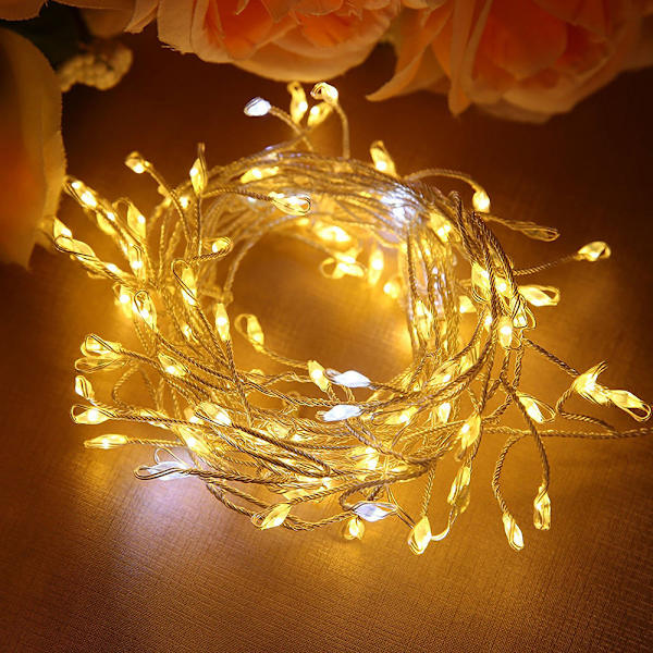 Jouluakkulahjapaketti Luova Riippuva Puu Koristevalot Led Värillinen Lamppu Kuparilanka Color USB-3M100led
