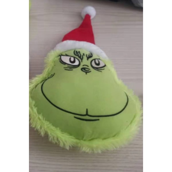 Grinch Grinch Dr. Seuss' How the Grinch Stole Christmas non-woven stof dukkesæt Grøn pelsdukke 18cm Head