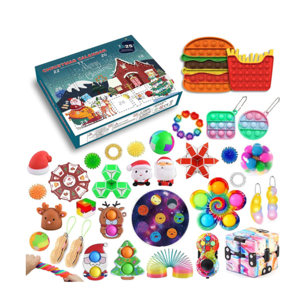 Pop it 2022 Adventskalender - Fidget Sensory Leke