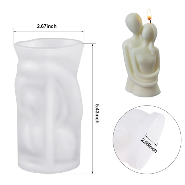 Silikonformer i beige