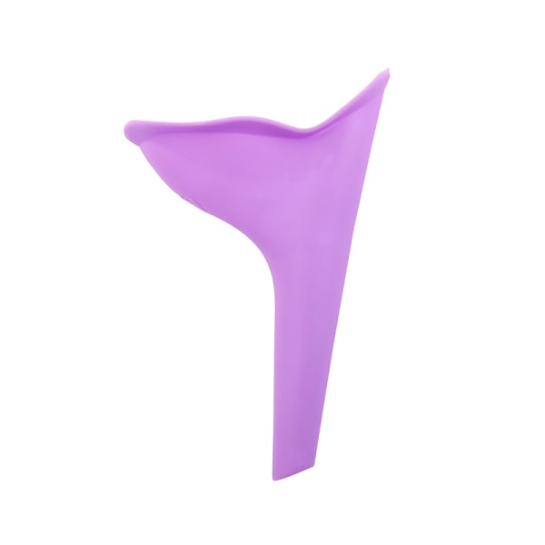 Bærbar nødurinal for kvinner nødfeltstasjon vertikal urinal Purple