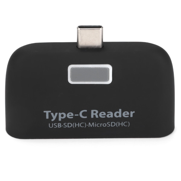 4-in-1 TypeC -kortinlukija OTG USB 2.0 -liitännällä Android-puhelimille ja -tableteille