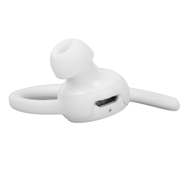 T10 langaton Bluetooth-kuuloke vedenpitävä melunvaimennus Yksi korva Bluetooth-kuuloke urheiluliiketoimintaan Valkoinen