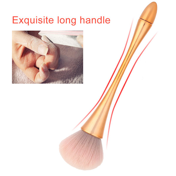 Blød Negle Støv Rengøringsbørste Neglekunst Pulver Støv Fjerningsbørster Manicure DIY Værktøj 5
