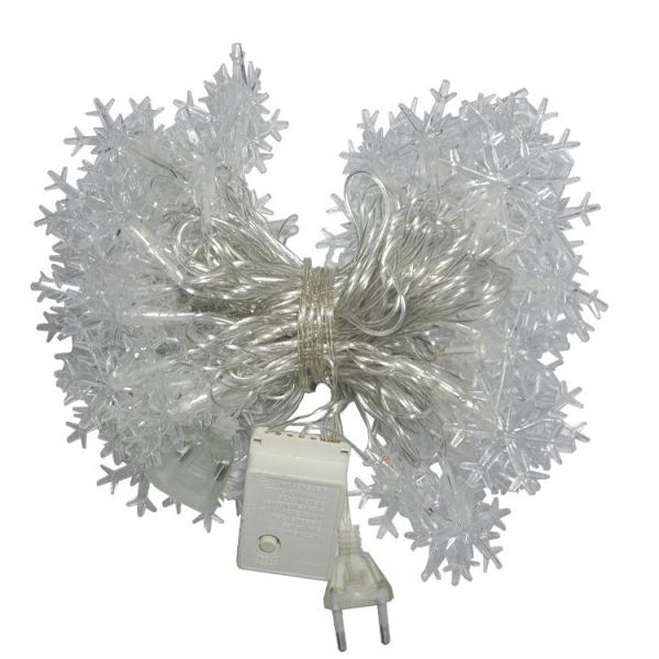 Julefestival Ins Dekorative Lys Led Snefnug Lys Kæde Romantisk Batteriboks Color 10 M 80led(USB)