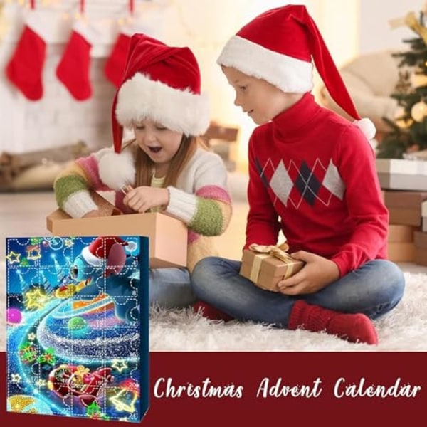Adventskalender 2023 julnedräkningskalender 24st tecknad söm figur docka adventskalender 1