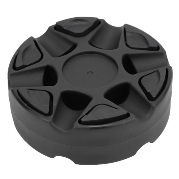 Ishockeypuck med tett tekstur, blank og flat, lett å skyve, plast, rulleskøytehockeypuck for daglig skøytetrening, svart
