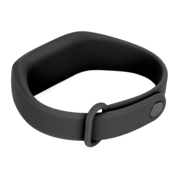 Silikonarmband för Garmin Vivofit3 Svart - Ersättningsarmband Justerbart Armband för Klocka