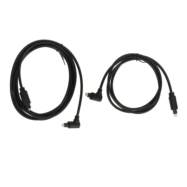Optisk ljudkabel rät vinkel 360 grader roterbar digital fiberoptisk kabel för TV Bar Högtalare AV-mottagare 3,3 fot