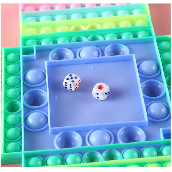 4-spelar Schackbräde Pop It Fidget Leksaker
