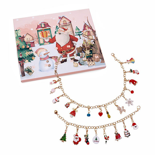 Julkalender med 24 överraskningar - Blind Box med armbandssats L