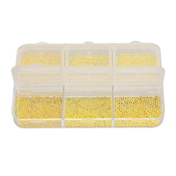 Kynsilakkabeadit Kotisalonkiin Upea DIY Metalli Mini Kynsilakkabeadit Koristelu Kynsitekniikolle Aloittelijoille Kulta