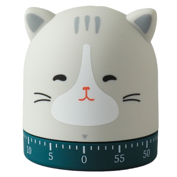 Søt Katt Kjøkken Timer 60 Minutters Timer 360 Grader Roterende Timer for Baking og Koking