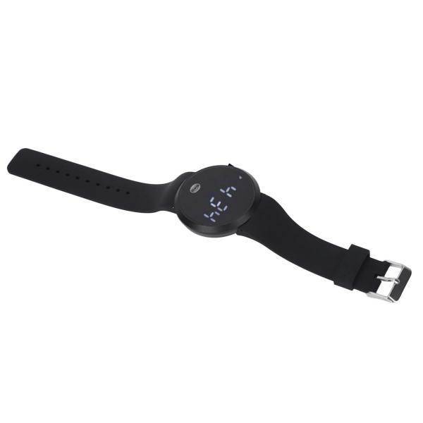 LED- watch kosketusnäyttö Säädettävä vedenpitävä tyylikäs watch vapaa-ajan urheilujuhliin Musta