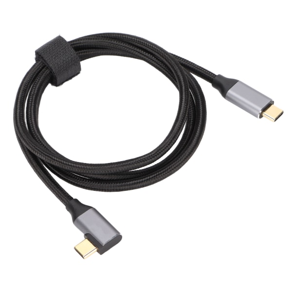 100W PD Nylonflettet USB C Hurtigopladningskabel USB 3.1 Gen2 10Gbps 3 Kabel 4K 60Hz (1m)