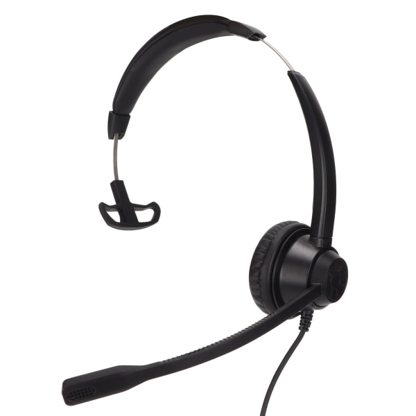 Telefon headset volumjustering mikrofon mute monoaural 2,5 mm forretnings headset for call centre telemarketing