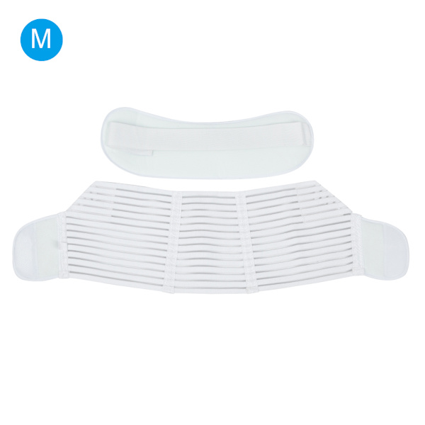 Elastisk Justerbar Graviditetsbælte Åndbart Abdominal Binder Rygstøtte (M)