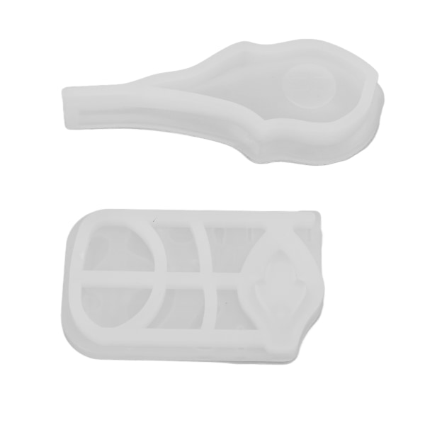 2 st Silikonform Unik Utsökt Pipa Form Design Elastisk Lätt Avformning Form Hantverkspresent