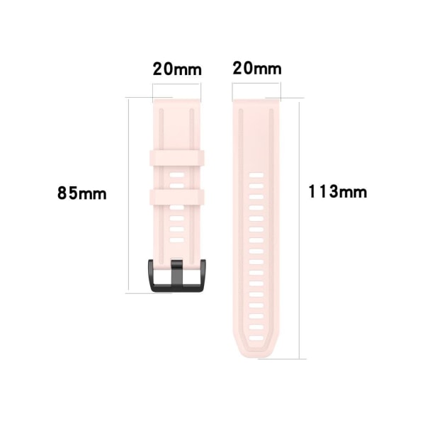 Udskiftningsremme Kompatibel med Garmin Fenix 7S/6S/6S Pro/5S/5S Pro Ur Silikonrem 20MM Hurtigudløsning