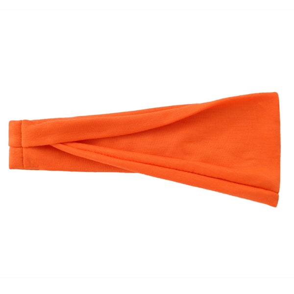Sport pannband Yoga pannband för kvinnor hårband orange
