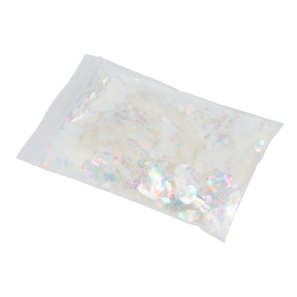 Nagelkonst Glitter Älskande Hjärta Form Glimmande Glansig Dekoration Flakes för Nagelsalong 50g