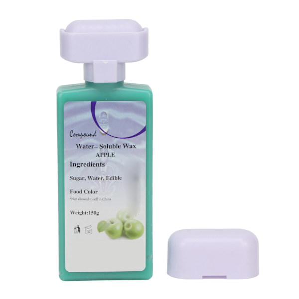 5.3oz Voksrullepatron Mild og Gentle Depilatorisk Voksrulle Efterfyldning til Ben, Arme, Krop, Salon Grøn Æble