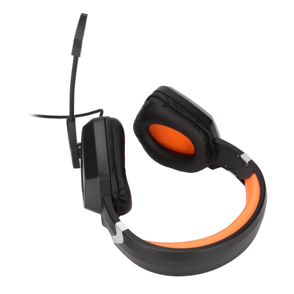 Gaming Headset Stereo Game Over Ear Hörlurar med Volymkontroll och Dynamisk RGB för PS4 för Switch för Xbox