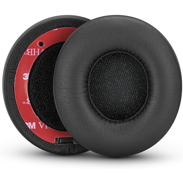 Øreputer for Beats Solo 2/3 PU-skinn 1 par Svart