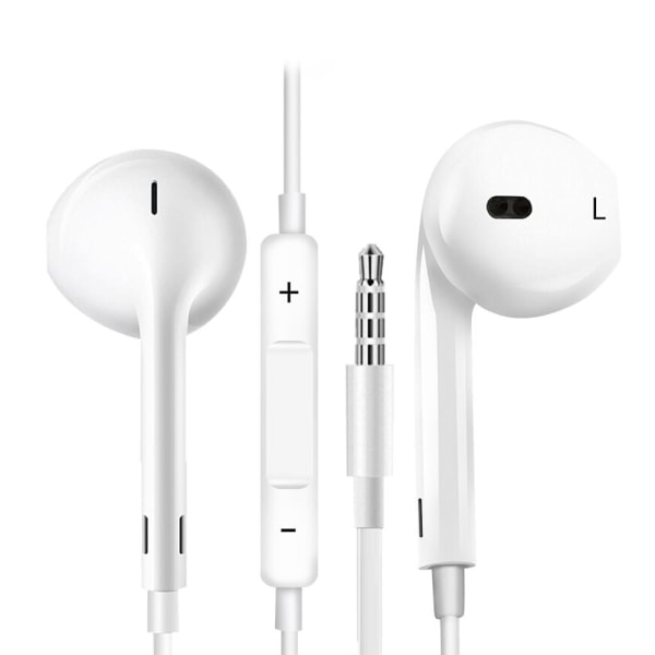 Apple EarPods med 3,5 mm hodetelefonkontakt, hvit