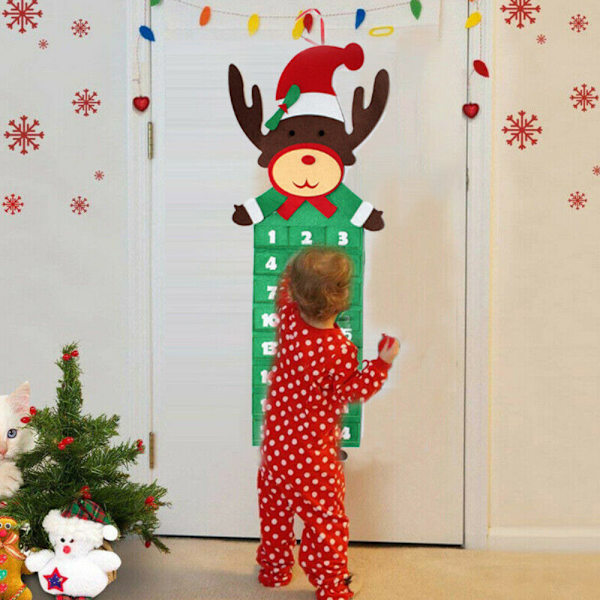 Julnedräkningskalender Snögubbe Gubbe Print Santa Claus