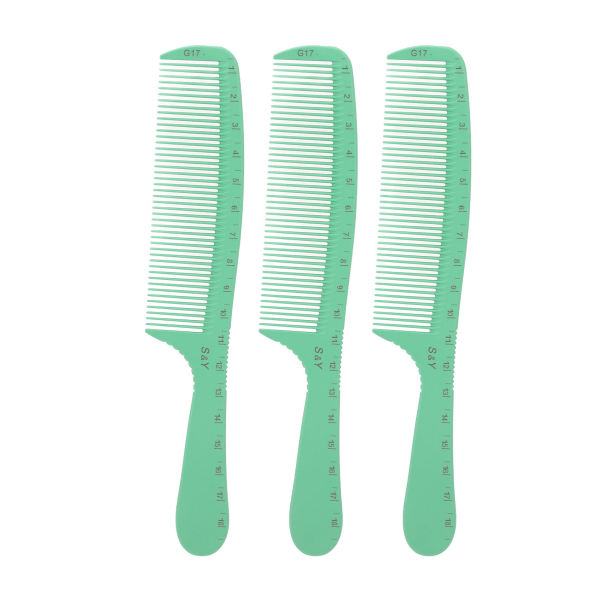 3 stk hårkamsett Profesjonelt hjemmefrisørsalong Frisør Frisørverktøy for filtring av kam til skjegg