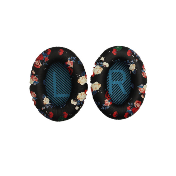 BOSE hodetelefonveske QC35 QC2 QC25 QC15 AE2i hodetelefoner seaCotton øreputer Printed Color with Black Pad Cotton
