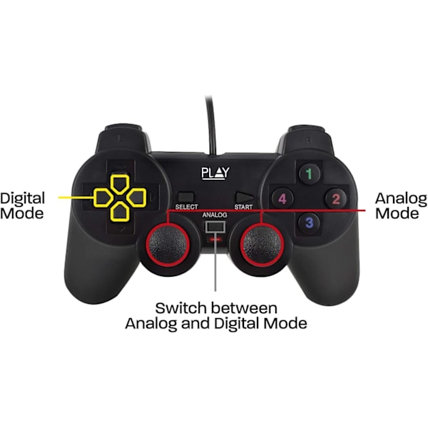 Spil Wired USB Games Behagelig Greb
