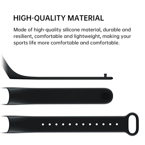 3 st Ersättningsarmband för Xiaomi 3 TPU Armband Smart Wrist