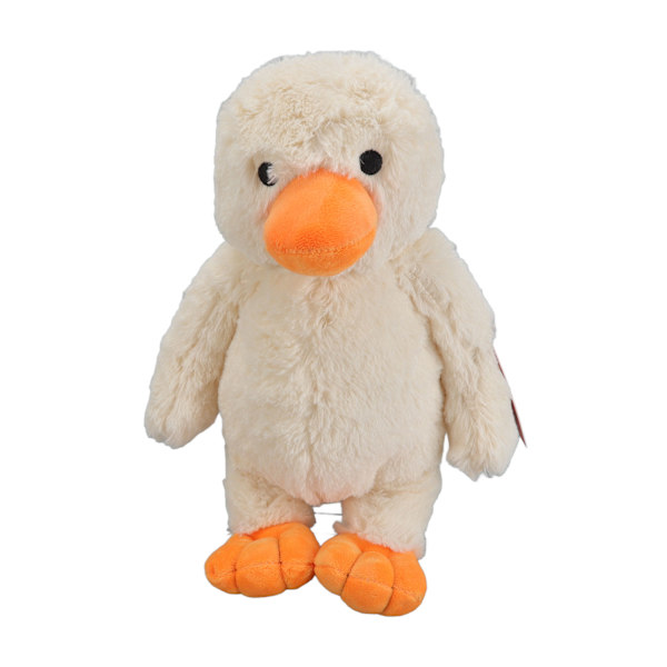 Plush Anka-Ljudleksak för Hundar - Mjuk, Tandvårdande, Håller Hunden Hälsosam och Lindrar Tråkighet - Lockande Pipande Leksak för Hundar