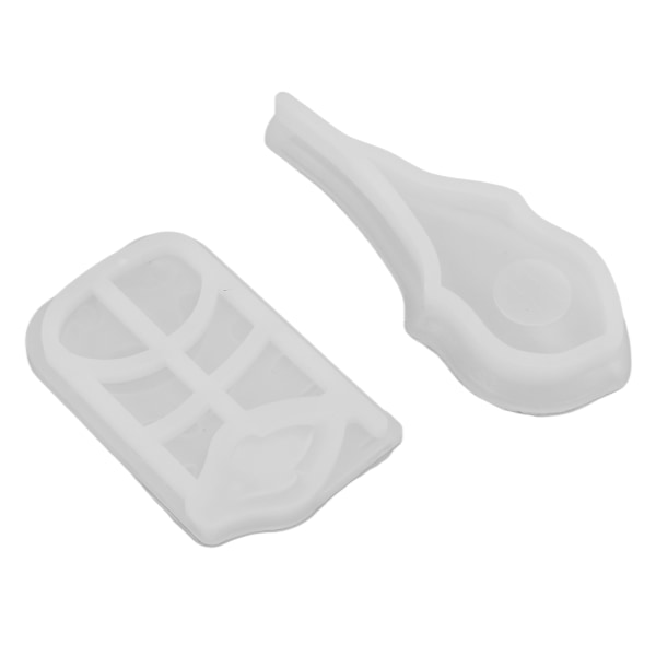 2 st Silikonform Unik Utsökt Pipa Form Design Elastisk Lätt Avformning Form Hantverkspresent