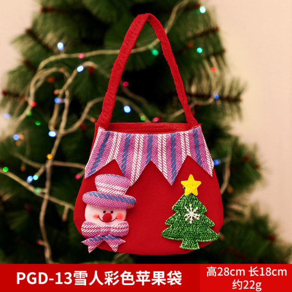 Christmas candy gift bag deer bear Santa Claus