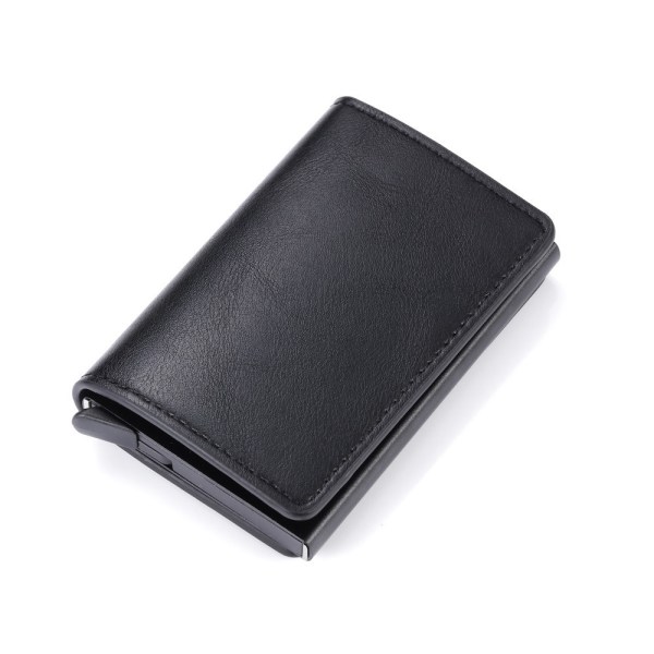 POP UP plånbok med RFID-NFC Block Card Holder Case Plånbok Cassette Black