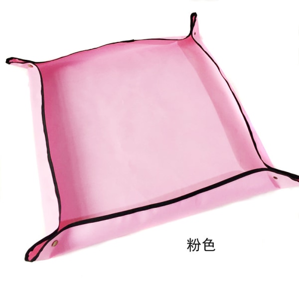 Puutarhakotisuunnittelutoimintamatto, menestyvä vihreä kasvi, ruukkujen vaihto, ruukkujen kääntäminen, maan sekoitus, kukkamatto Pink 50 * 50cm