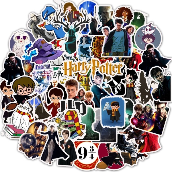 Harry Potter-klistermärken Hemdekaler Vattentäta dekaler