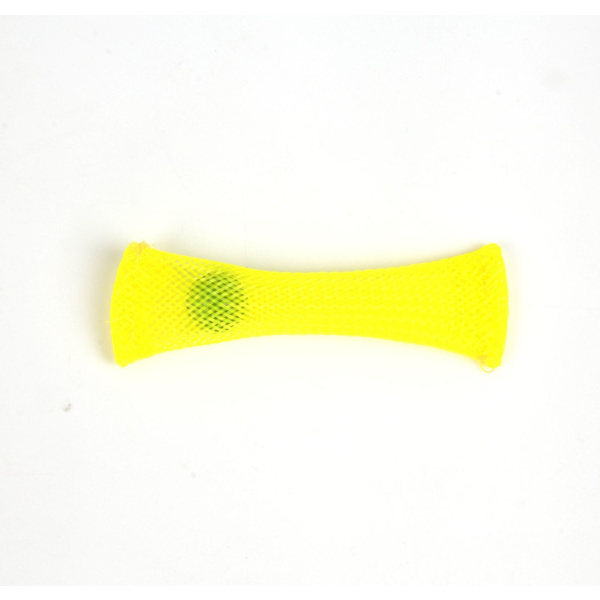 Flerfarget Trekknettperle Klem Ventil Leke Fidget Leke Dekompresjon Vevd Nettverkstyring Marmor Leke Yellow