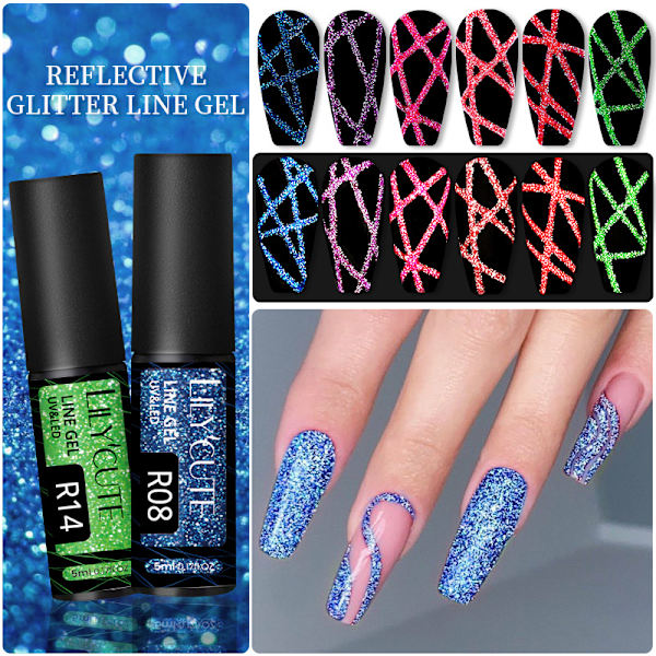 Spindellim för nagellack, fototerapi nagellim, dra av lim