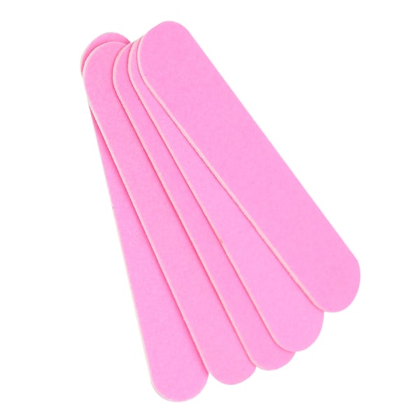 100 stk. Neglefil Dobbeltsidet Neglebuffer Slibepolering Strip Manicure Værktøj Pink