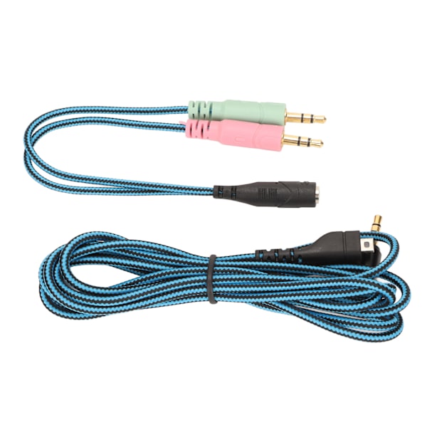 Pelaamisen kuulokemikrofonikaapeli, ammattimainen, tyylikäs, mykistyskytkin, vaihtokuulokemikrofonikaapeli SteelSeries Arctis 3 Blue 78,7 tuumaa